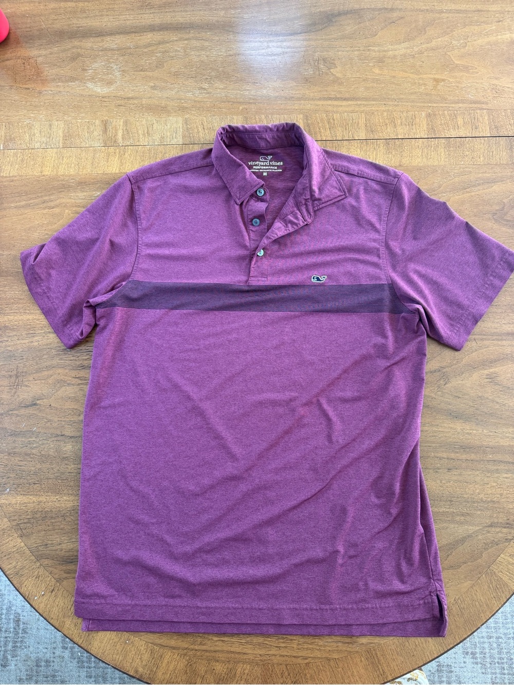 Vineyard Vines Men's Short Sleeve Polo in Wine